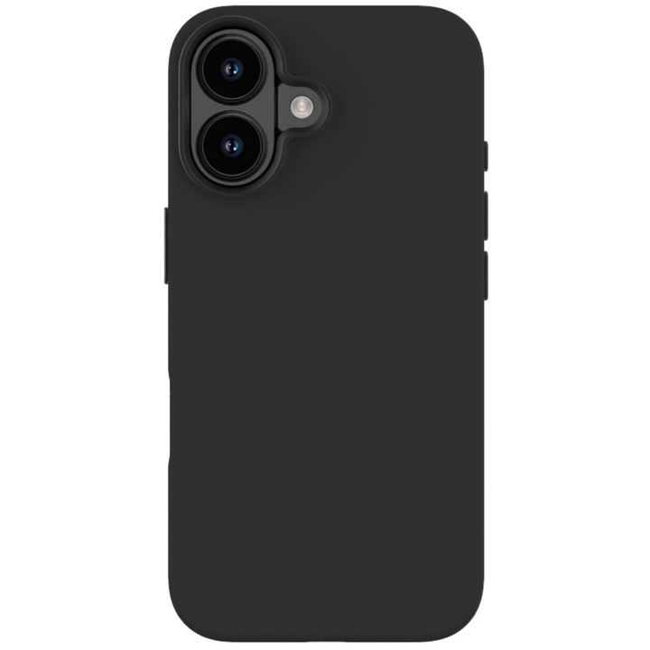 Husa de protectie Lemontti Silicon MagSafe pentru iPhone 16 Negru