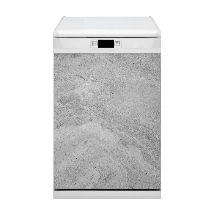 Magnetul decorativ bucatarie, Motiv din beton din spate, gri, 45 cm x 70 cm