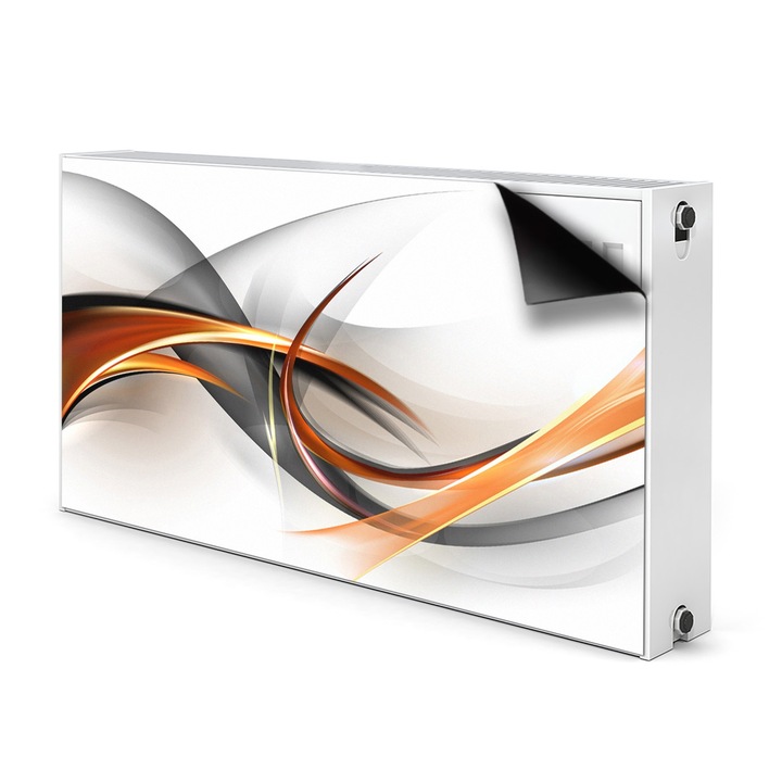 Radiator magnet, Abstractizare, gri, 110 cm x 60 cm