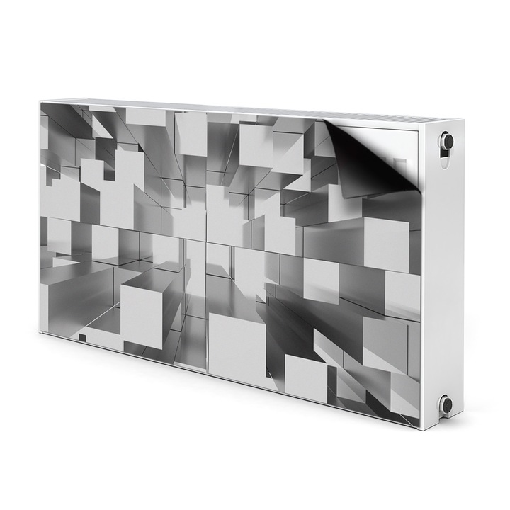 Covoras pentru radiator, tigla gri, verde, 110 cm x 60 cm