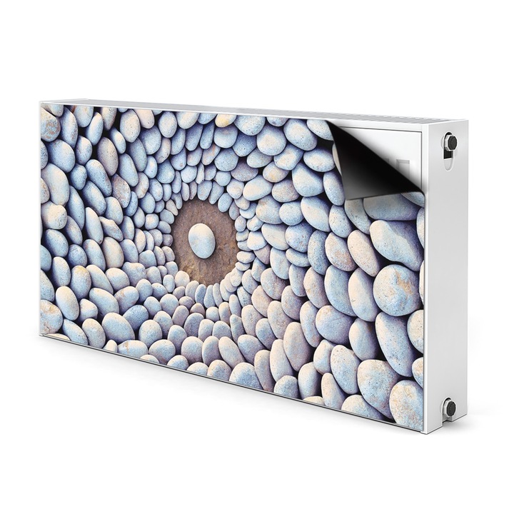 Magnet, a radiator, Cercul pietrelor, albastru, 110 cm x 60 cm