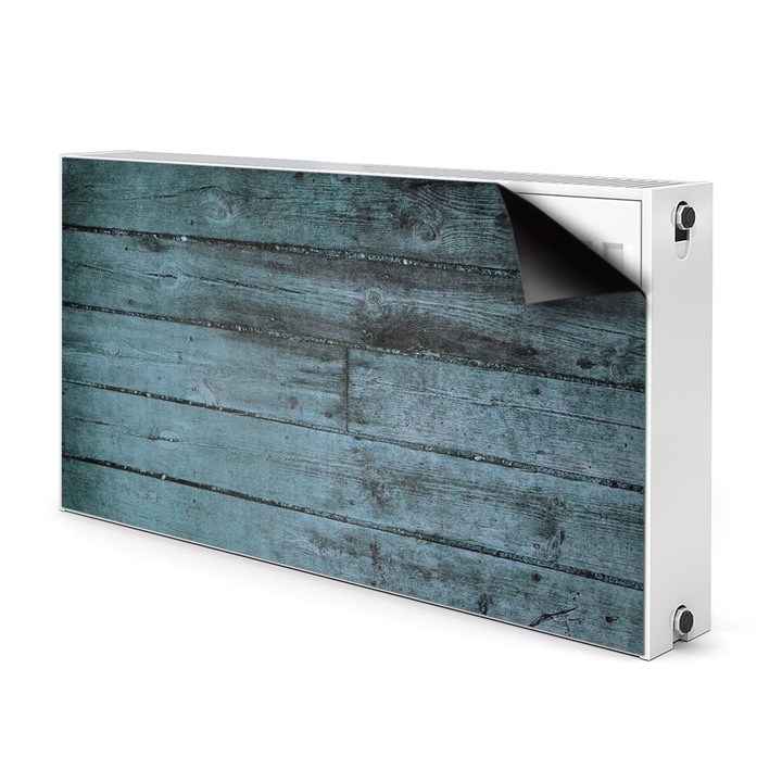 Covor magnetic pentru radiator, Blue Bards, albastru, 110 cm x 60 cm