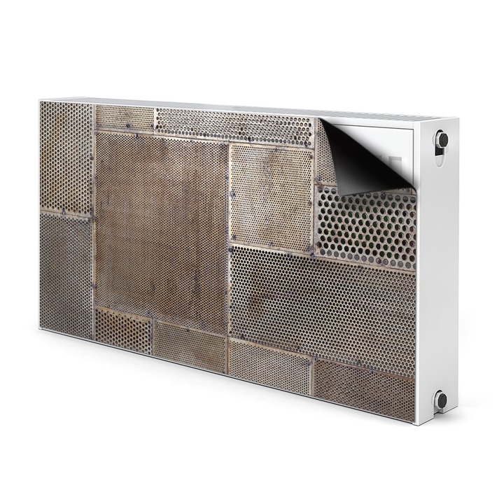Magnet, magnet, Podea metalica, gri, 110 cm x 60 cm