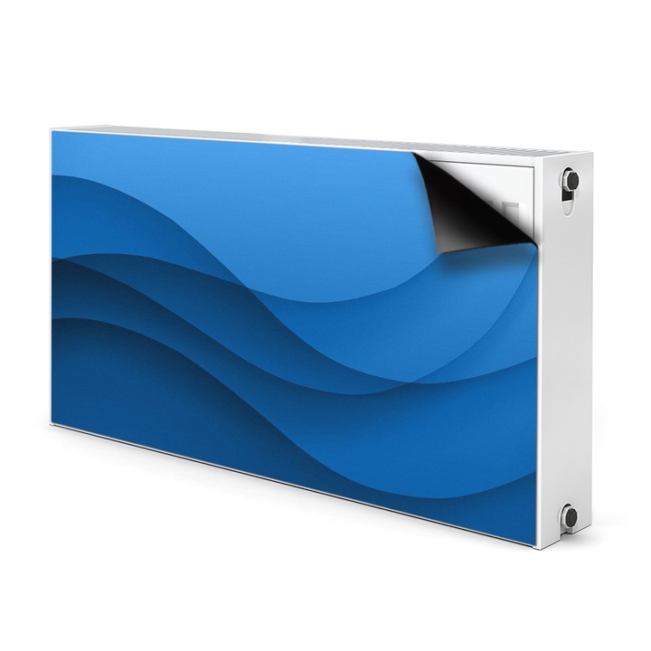 Magnet, a radiator, Pasajul albastru, albastru, 110 cm x 60 cm