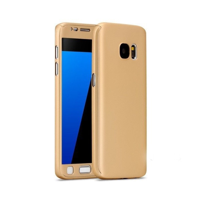Husa de protectie 360 Aurie + Folie Samsung J5 2016