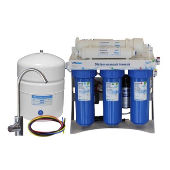 Statie de osmoza inversa aquaPur cu mineralizare si pompa Statie de osmoza inversa aquaPur cu mineralizare si pompa