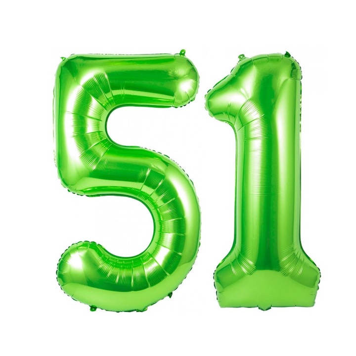 2 db-os fólia lufi készlet, Domi Party, zöld, 51 éves, 105 cm