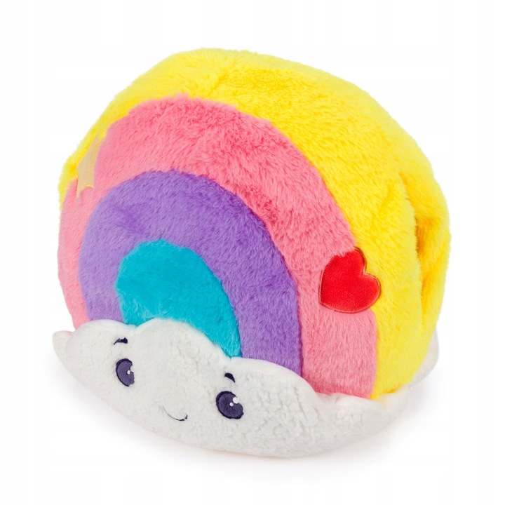 Cozy Noxxiez Rainbow kézmelegítő plüssjáték, 3 az 1-ben, 3 év feletti gyerekeknek, puha töltettel és oldalsó kéznyílásokkal 35x35x35cm, 400g, Kiváló minőségű poliészter, tökéletes a kényelemért és a melegért, sokszínű
