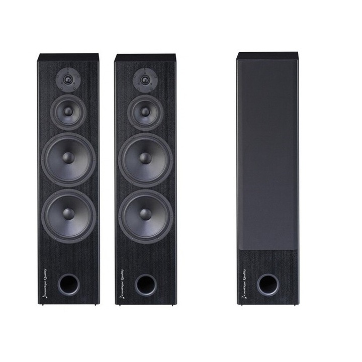 Boxa Acoustique Quality Labrador 26 MKIII, set, 240W, 3 cai, negru, dimensiuni 30x45x100cm