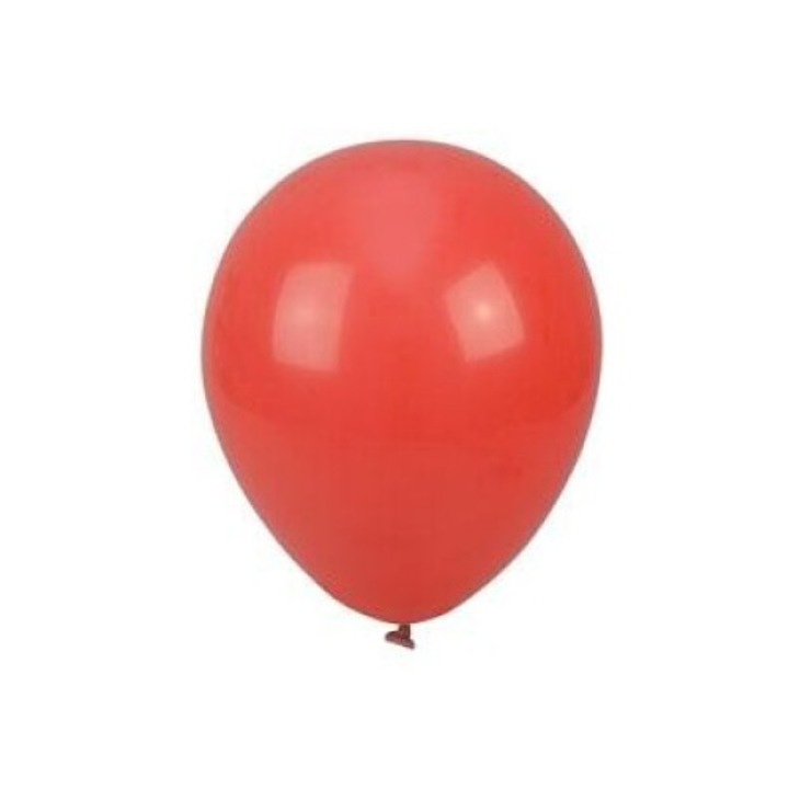 Комплект пастелни червени балони 30 см, 100 броя, Arpex