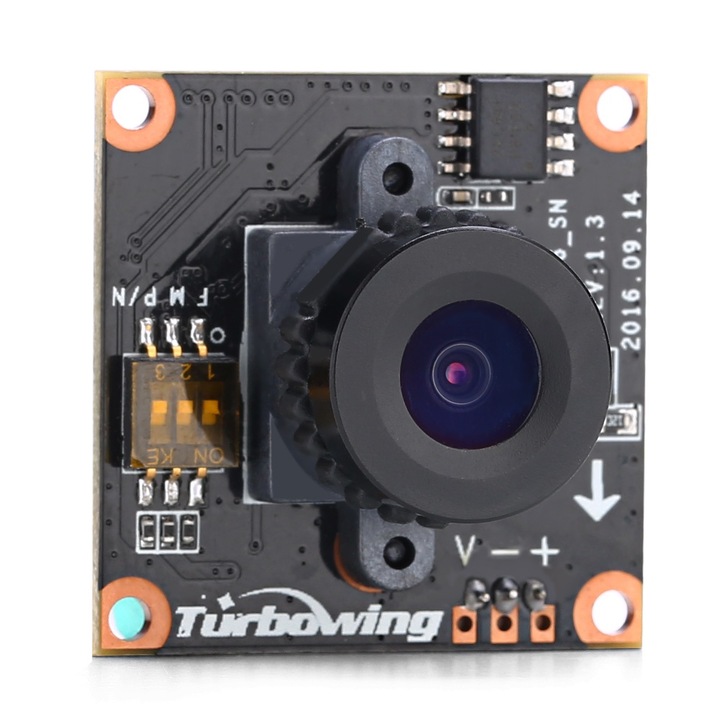 Mini FPV drónkamera, longziming, 720P HD, 900TVL, 136 széles látószögű, standard méret