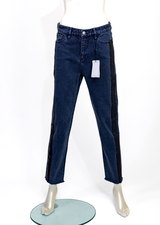 Noi farmer, ARMANI EXCHANGE, Boyfriend, kozepes derek, sotetkek, R, Sötétkék