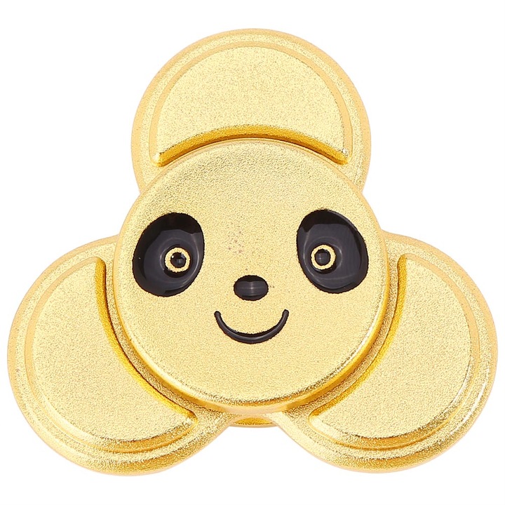 1 бр. Моден спинър за върха на пръстите, стоманени топчета, с лагер за облекчаване на стреса EDC, играчка за ръце Foucs (злато)