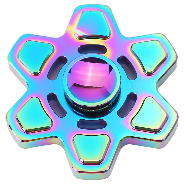 1 бр. Нов моден въртящ се спинер за върхове на пръстите със стоманени сачмени лагери за облекчаване на стреса EDC ръце Foucs гореща играчка