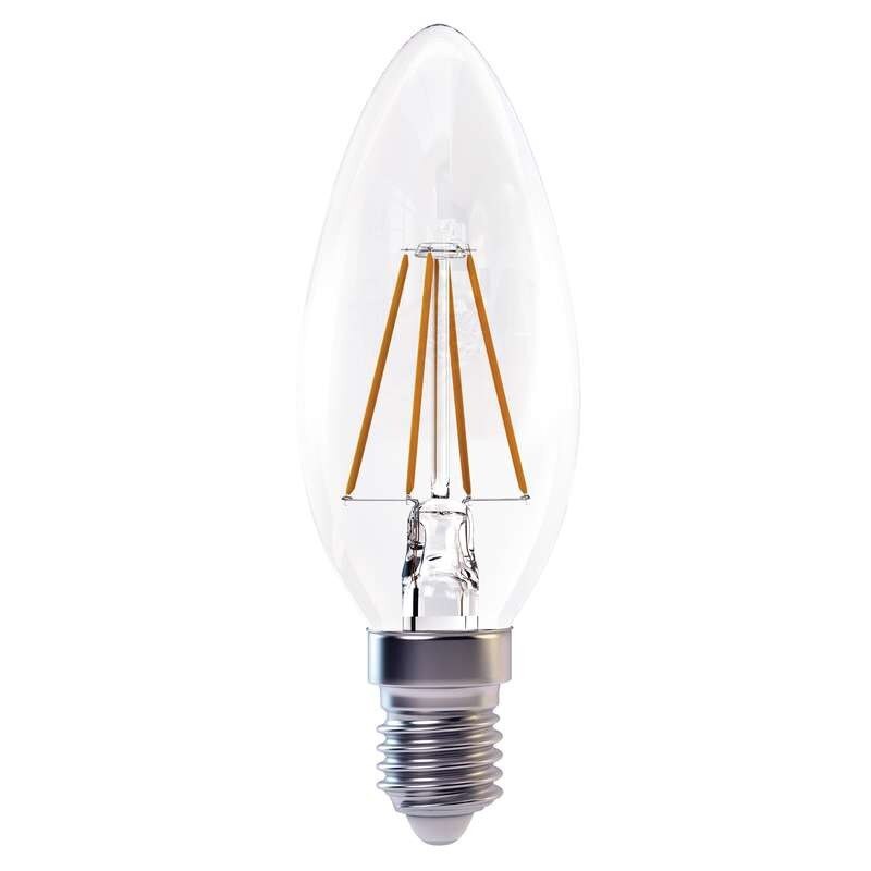 Bec LED Z74210, lumina calda 2700K, 4W, 465lm, filament tip lumanare, E14, 25000 h functionare, garantie 3 ani, Emos