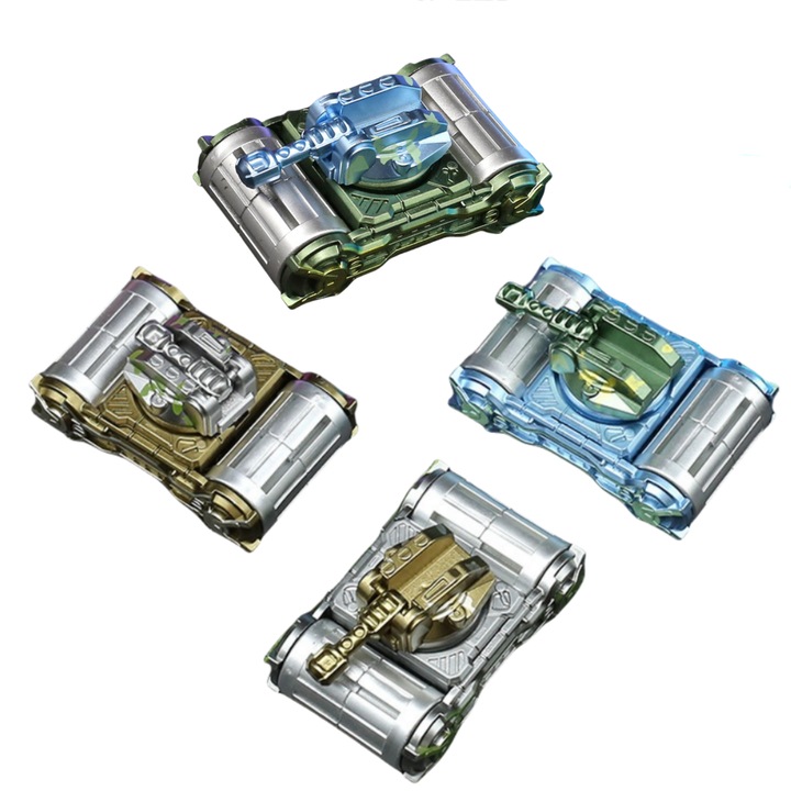 Комплект от 4 интерактивни играчки Fidget Spinner за деца, резервоар Stilul, въртяща се играчка против стрес, Vanaxalife®