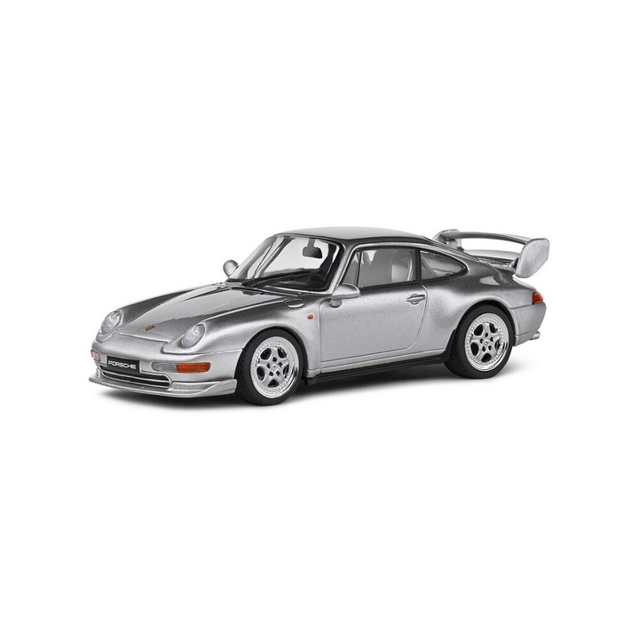 Macheta auto Porsche 993 RS Clubsport, Polar Silver, 1993, 1:43, Solido