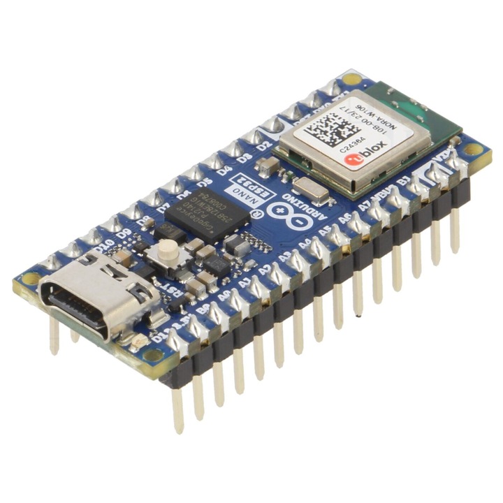 Arduino Nano ESP32 cu Pini si USB C 240MHz