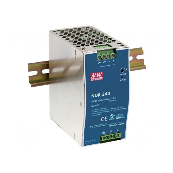 Alimentator Pulsatoriu Slim 240W 48VDC 5A pentru Sina DIN