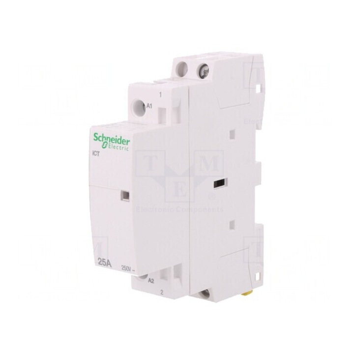 Contactor 1-pol 25A 220VAC NO IP20