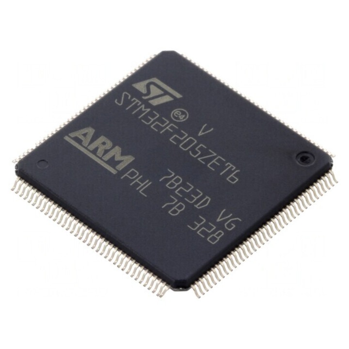 IC: microcontroler ARM 120MHz LQFP144 1, 8÷3, 6VDC -40÷85°C, STM32F205ZET6