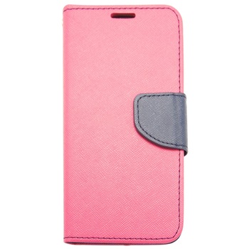 Husa tip carte GreenGo Smart Fancy cu stand roz + albastru inchis pentru telefonul Samsung Galaxy J3 (SM-J320F) (2016) Husa tip carte GreenGo Smart Fancy cu stand roz + albastru inchis pentru telefonul Samsung Galaxy J3 (SM-J320F) (2016)