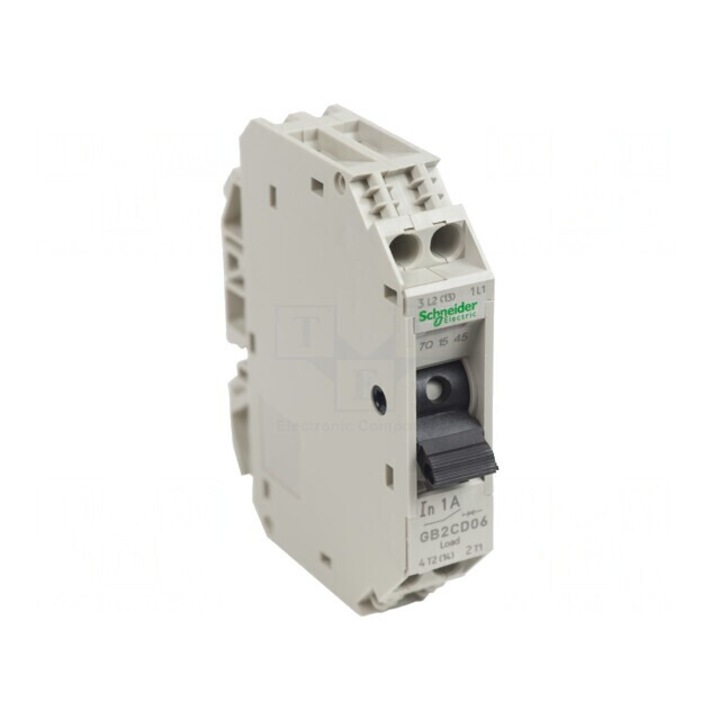 Intrerupator motor 250VAC pentru sina DIN IP20