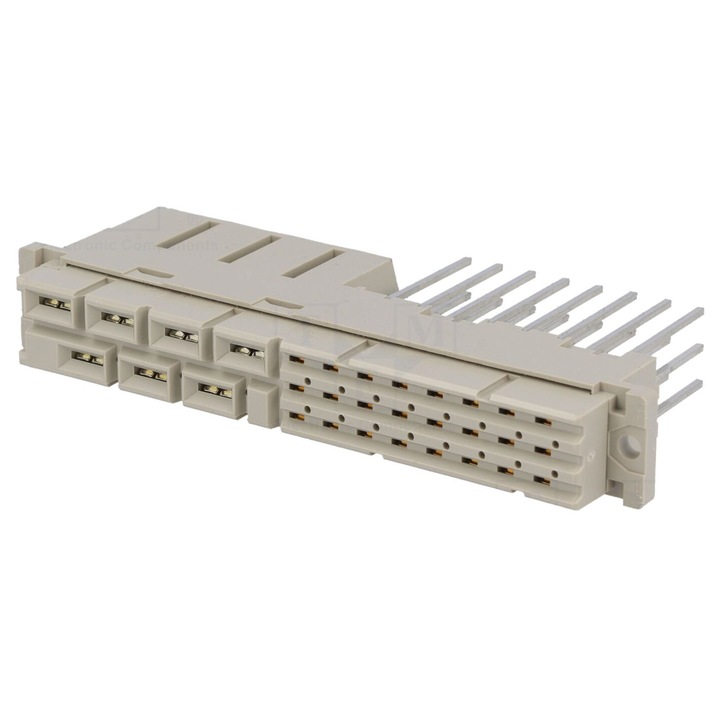 Mufa DIN 41612 MH Mama 31 PIN Drept Argintat Aurit