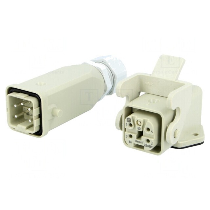 Set Complet Conector HDC Tata-Mama Soclu-Mufa Han Kit