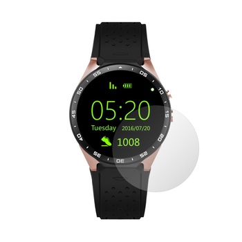 Set 4 Folii Protectie Ecran, Acoperire Totala, Adezive si Foarte Flexibile, Invisible Skinz Ultra-Clear HD pentru Smartwatch Lemfo KW88 Set 4 Folii Protectie Ecran, Acoperire Totala, Adezive si Foarte Flexibile, Invisible Skinz Ultra-Clear HD pentru Smartwatch Lemfo KW88