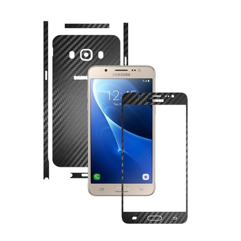 1 + 1 GRATUIT - Samsung Galaxy J5 2016 - Carbon Negru - Folie de protectie Carbon Skinz, Husa Full Body Cover de tip Skin Adeziv pentru Rama Ecran,Carcasa Spate si Laterale 1 + 1 GRATUIT - Samsung Galaxy J5 2016 - Carbon Negru - Folie de protectie Carbon Skinz, Husa Full Body Cover de tip Skin Adeziv pentru Rama Ecran,Carcasa Spate si Laterale