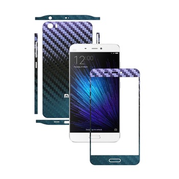 Folie de protectie Carbon Skinz, Husa de tip Skin Adeziv pentru Carcasa, Carbon Cameleon dedicata Xiaomi Mi5 Folie de protectie Carbon Skinz, Husa de tip Skin Adeziv pentru Carcasa, Carbon Cameleon dedicata Xiaomi Mi5