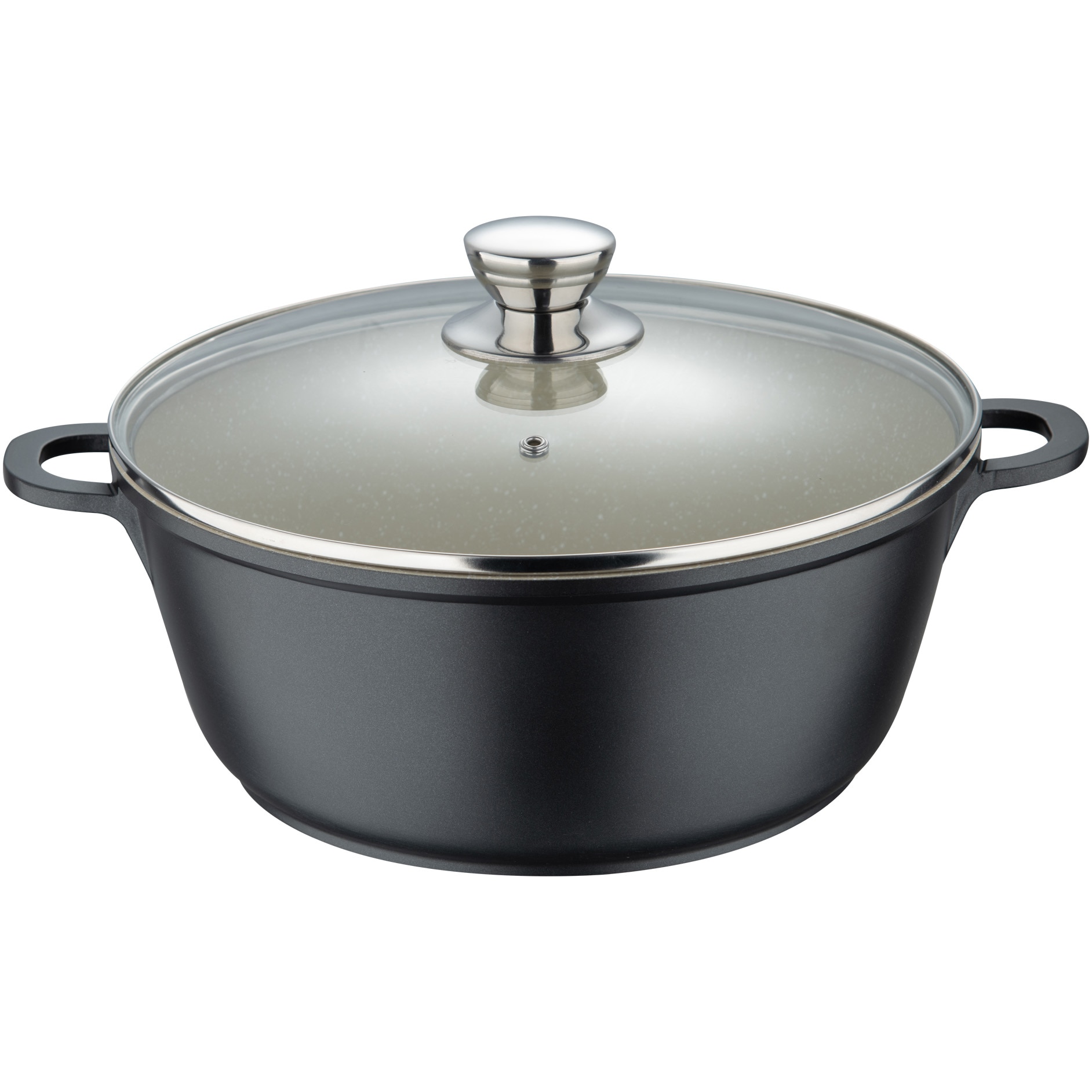 Cratita cu capac Bergner Everyday, aluminiu turnat, 28cm, 6L