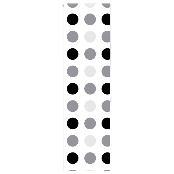 Ролетна щора за баня vidaXL, 80x240 см, Ширина на плата 76 см, 0.29 Kg, Кръг