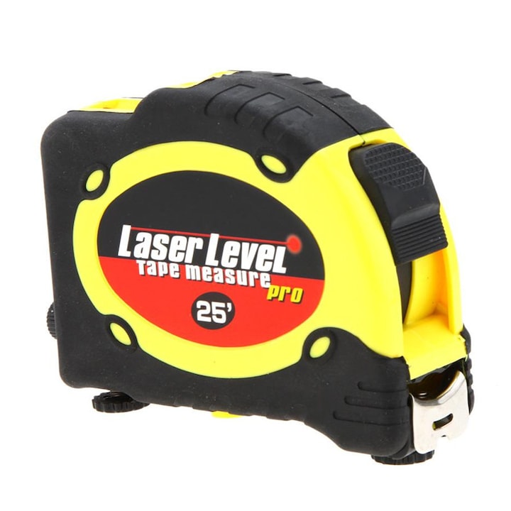Nivela cu laser si ruleta multifunctionala Level Pro LV-07, 7.5 m