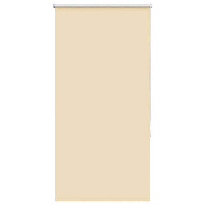 Jaluzea cu role opace vidaXL, bej, 80x130 cm, latime material 75,7 cm 4010708