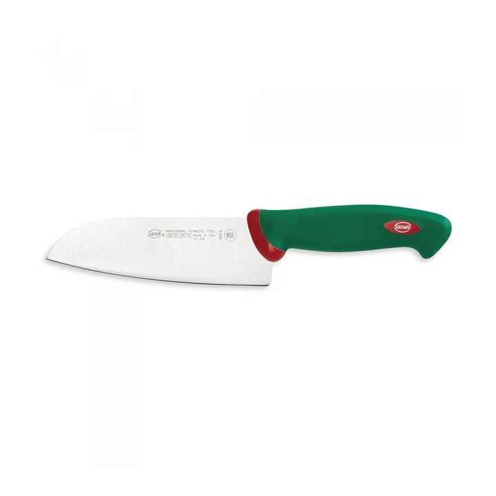 Cutit Santoku 380616, 16cm, profesional, Sanelli