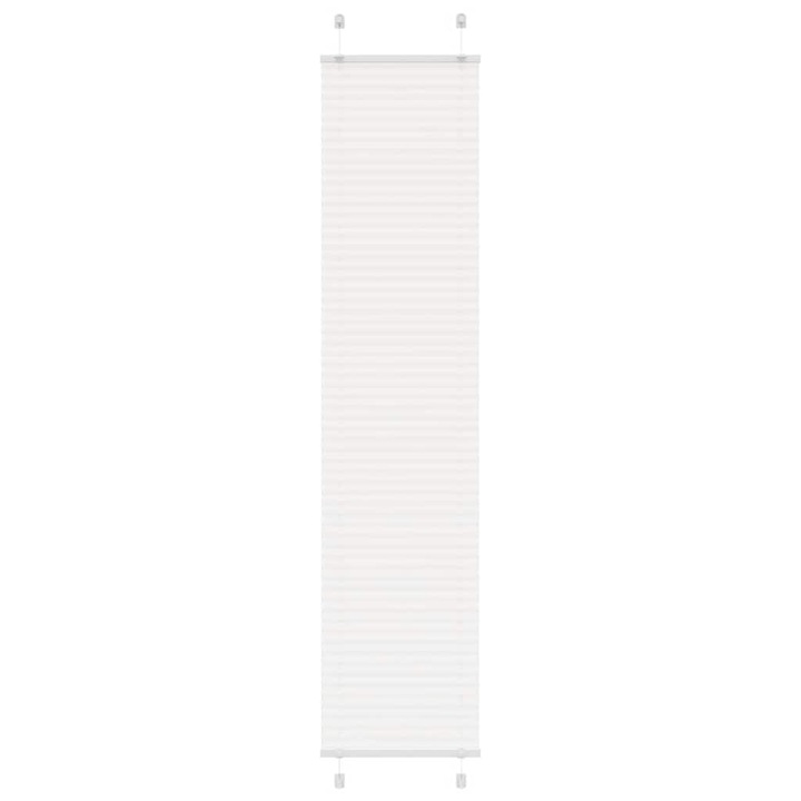 Jaluza plisata vidaXL, alb, 50x200 cm, Latime tesatura 49,4cm, poliester, 0.38 Kg 4015507