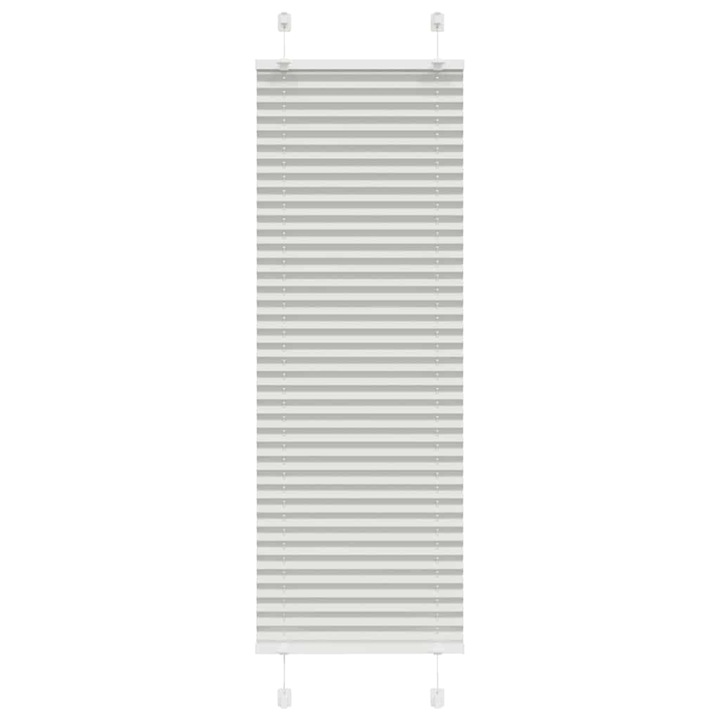 Jaluzea plisata vidaXL, gri, deschis 50x100 cm, Latime tesatura 49,4 cm 4015320