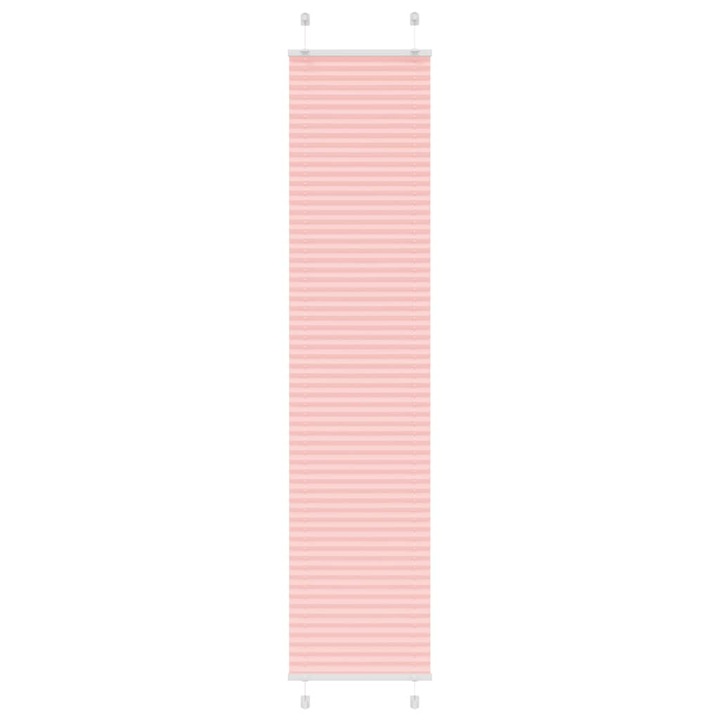 Jaluzea plisata vidaXL, roz 40x200 cm, Latime tesatura 39,4cm, poliester 4015454