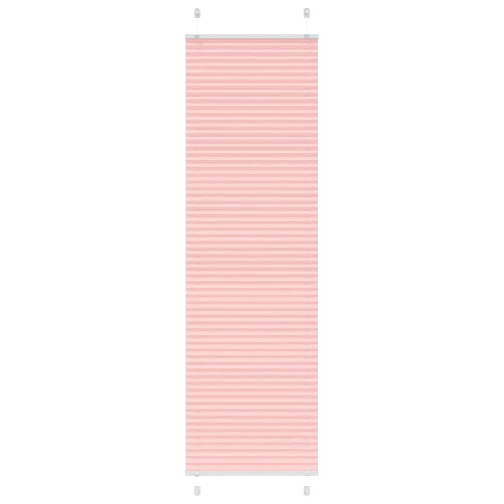 Jaluza plisata vidaXL, roz, 60x200 cm, Latime tesatura 59,4cm, poliester, 0.42 Kg 4015458