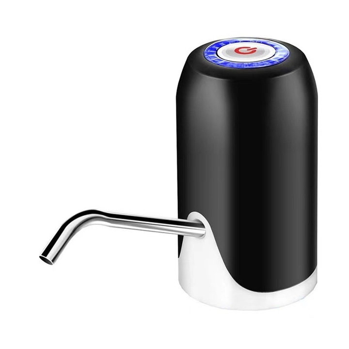 Vízszintes elektromos pumpa, fekete, USB töltés