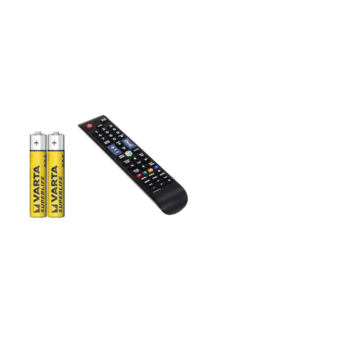 Telecomanda pentru Samsung Smart, AA59-00582A, neagra, baterii incluse