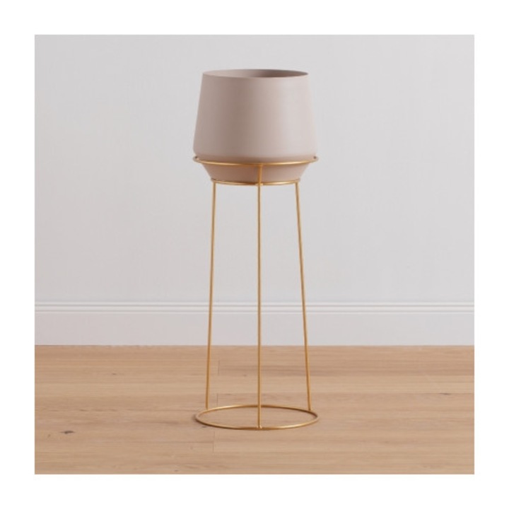 Ghiveci slownes, maro, 70 cm