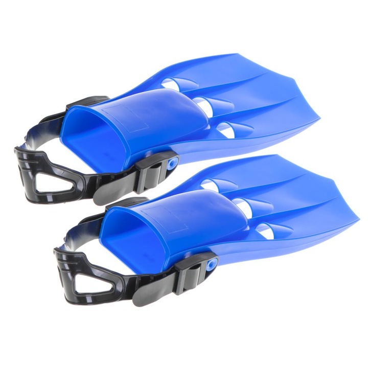 Úszó- és búvárláb, S-es méret (17-20 cm), kék színű