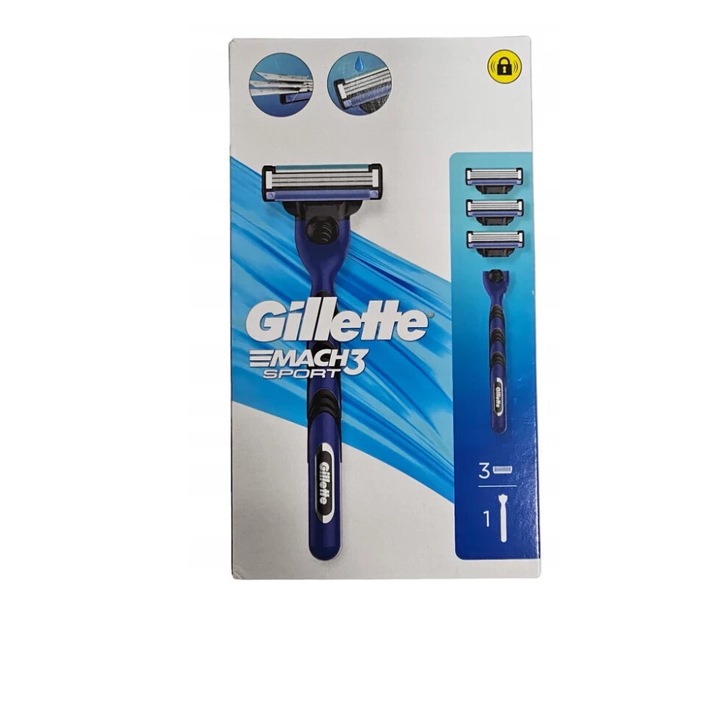 Gillette Mach3 Sport borotva 3 utántöltővel