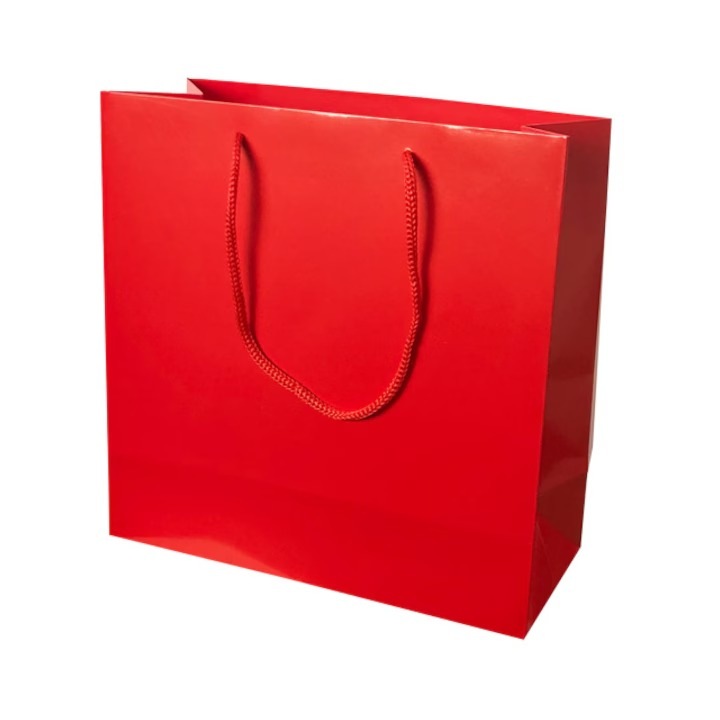 Punga cadou rosu, dimensiune 26x32x10