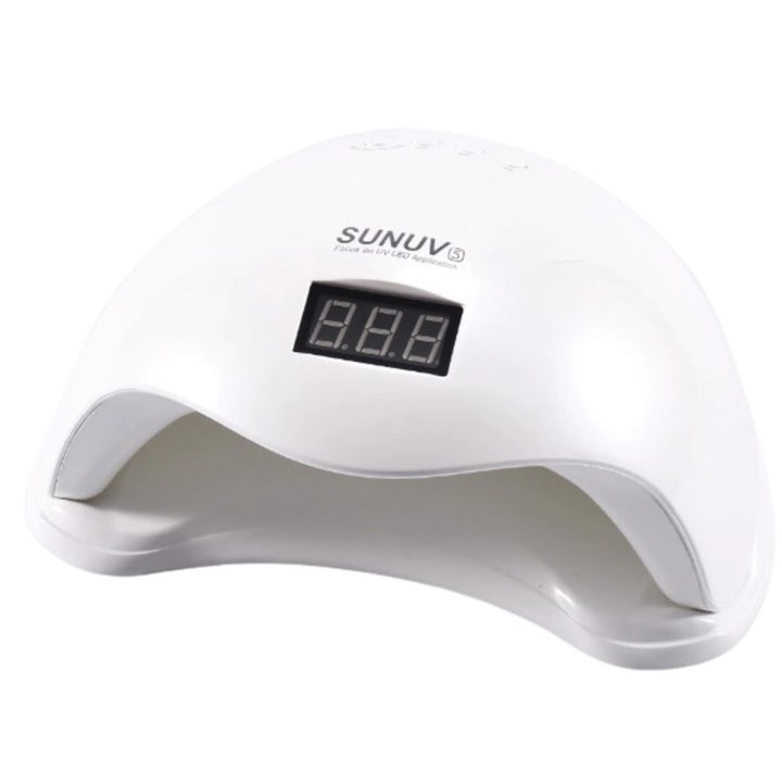 UV LED SUN 5 48w професионална лампа за нокти, бяла