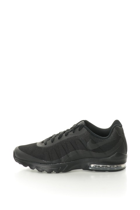 Nike, Pantofi sport Air Max Invigor cu insertii de plasa, Negru, 9