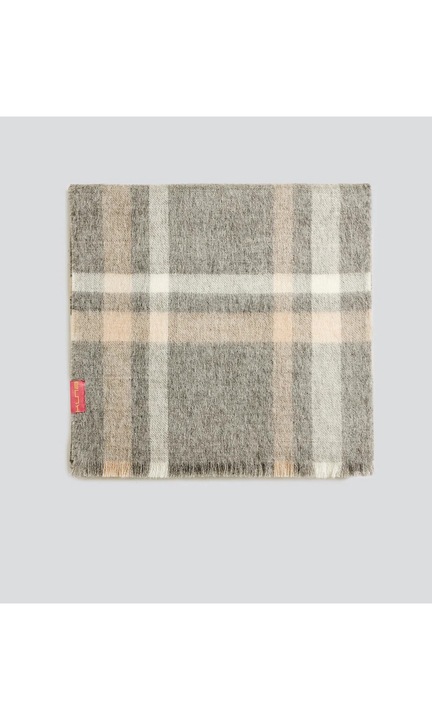 Esarfa unisex Vallejos Eco gri/crem